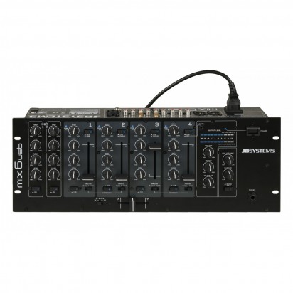 JB SYSTEMS MIX6usb - DJ mixer, 6 channels, 2DJ Mic, 1USB Audio Mixers